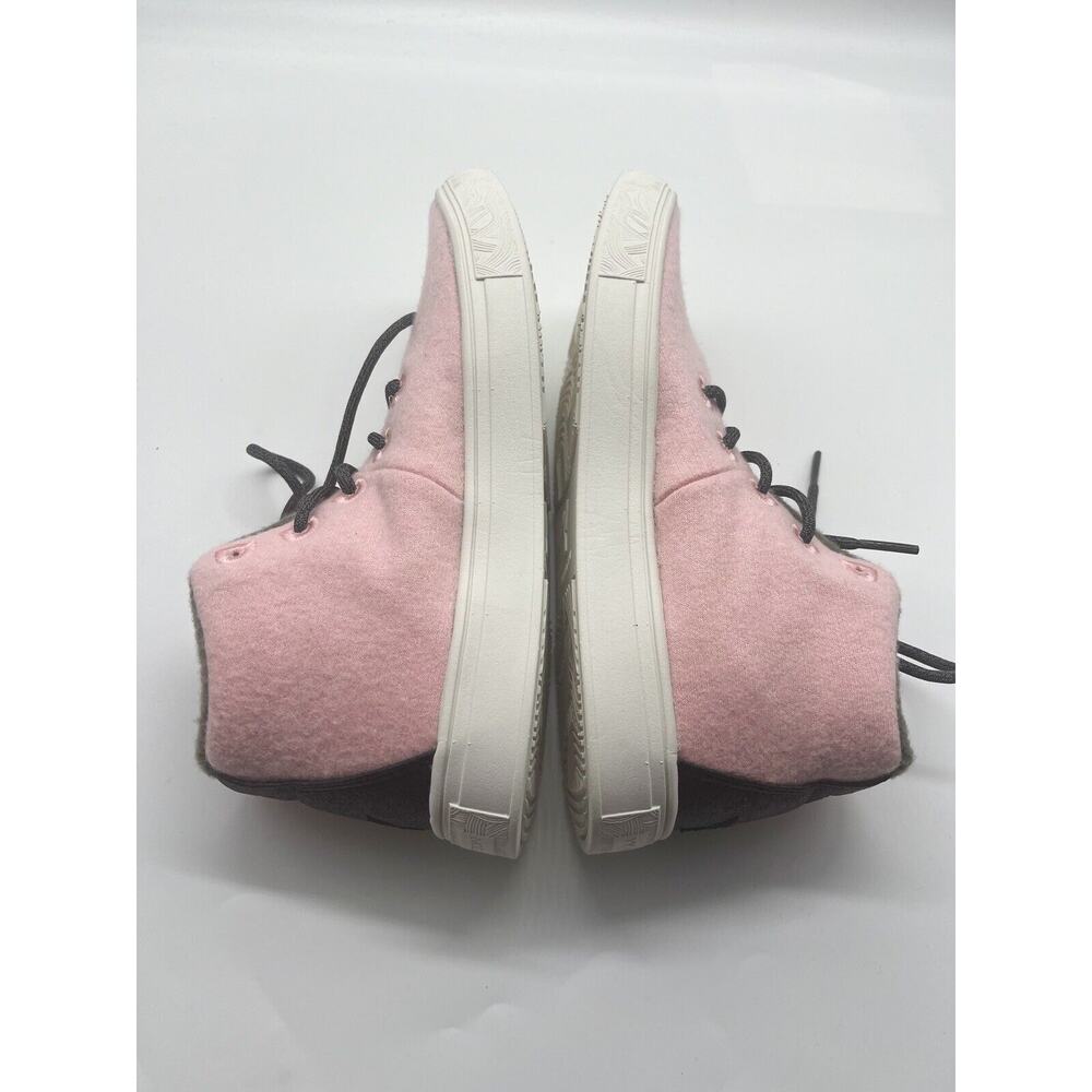 YY Nation Alto Wool High Top Rose Quartz Pink Lace Up Sneakers Women’s 6.5 - Picture 6 of 9